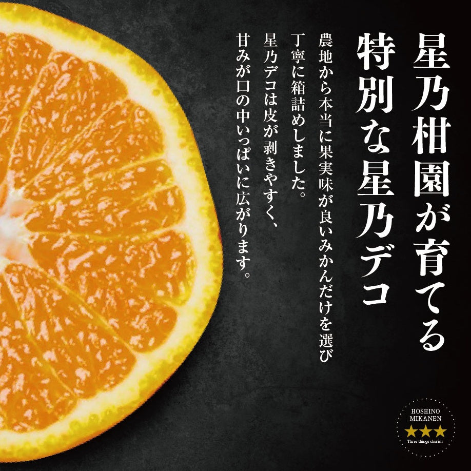 星乃デコ【木成り完熟みかん/不知火】3.5kg